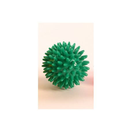 Piłeczka do rehabilitacji dłoni (jeżyk) 7 cm zielona