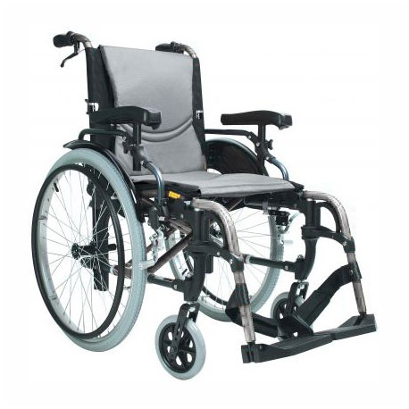 Wózek inwalidzki S Ergo Silver 305, szerokośc siedziska: 46 cm