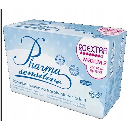 Pieluchomajtki Pharma Sensitive Extra M (15 szt.) 
