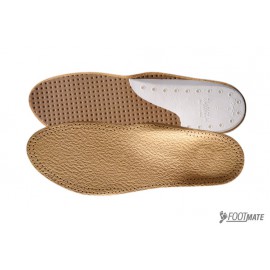 Wkładka do butów na płaskostopie poprzeczne i podłużne i ostrogi piętowe, skórzana OMEGA FOOTMATE