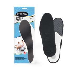 Wkładki do butów z węglem aktywnym Carbon Profil Corbby