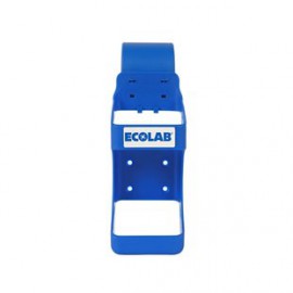 Hak z uchwytem na butelkę (niebieski, zaczepiany na łóżko szpitalne) Ecolab 