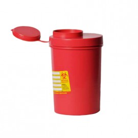 Pojemnik na odpady medyczne (1-1,5 l, czerwony)