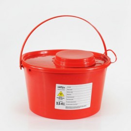 Pojemnik na odpady medyczne (3-4 l, czerwony)