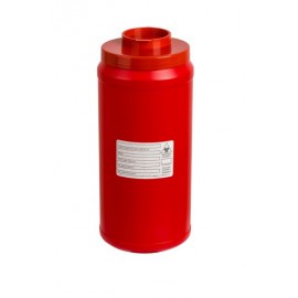 Pojemnik na odpady medyczne (3,5 l czerwony) wysoki