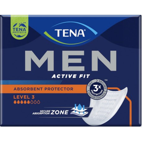 Wkładki anatomiczne Tena Men Active Fit Level 3 (20 szt.)