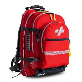 Apteczka pierwszej pomocy typu plecak 50l TRM-27 2.0 z komorą na kołnierze (kolor czerwony)