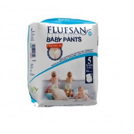 Pieluchomajtki dla dzieci Flufsan Baby Pants 6 Extra Large +16 kg (14 szt.)