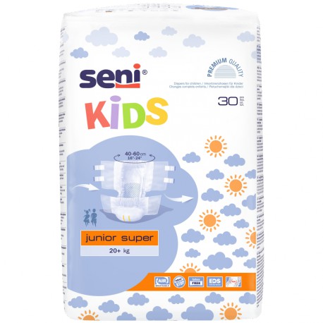 Pieluchy Seni Kids Junior Super 20+ kg (30 szt.)